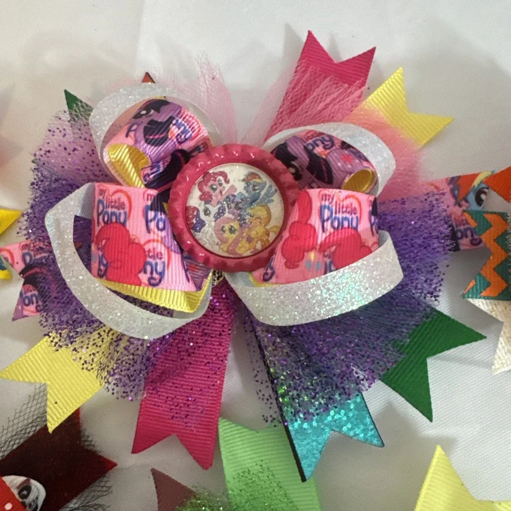 Hair Bows For Girls Handmade Disney Trolls My Little Pony Princess Dr. Seuss‎